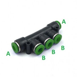 Фитинг с цангой крестовина Vepa B270