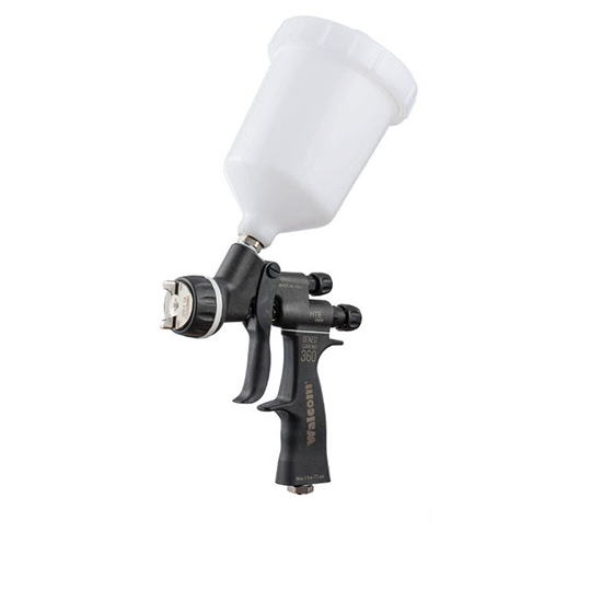 Краскопульт Walcom Carbonio 360 HTE сlear 962013 с верхним бачком