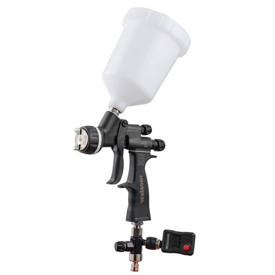 Краскопульт Walcom Carbonio 360 HTE сlear 963013 с верхним бачком