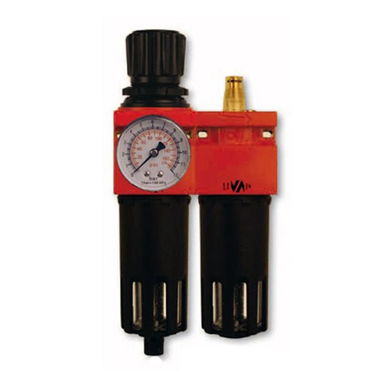 Блок подготовки воздуха для пневмолинии Vepa F454/2, F3/8 - F3/8