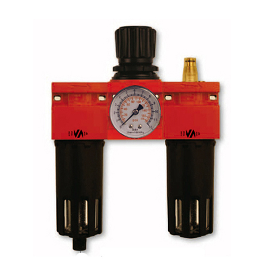 Блок подготовки воздуха для пневмолинии Vepa F455/2, F3/8 - F3/8