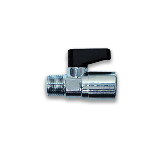 Минивентиль шаровый Vepa A311/2, резьба M1/4-F1/8 коническая