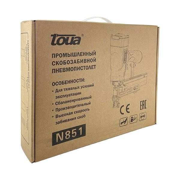 Скобозабивной пистолет пневматический Toua N851 каркасный — фото 2