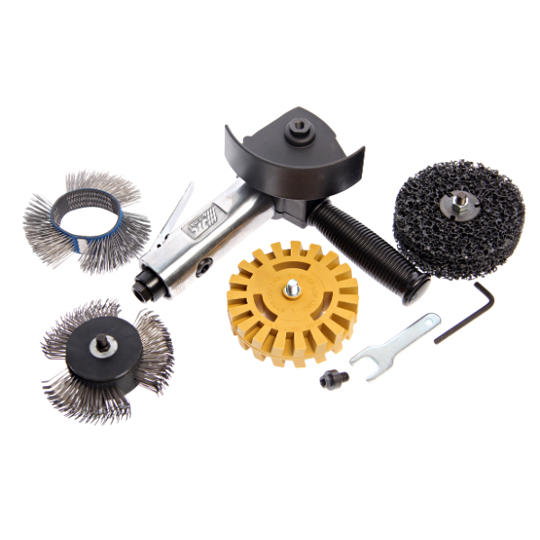 JTC-5642K Пневмошлифмашина угловая JTC-5642K, 3600об/мин., 90PSI с комплектом дисков — фото 3