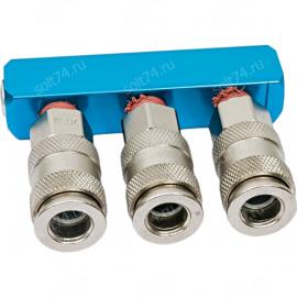 JTC-5417A Фитинг разветвлитель 3 БРС муфта - F1/4