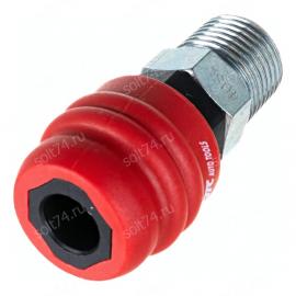 JTC-C40SMA Фитинг композитный двухрежимный EURO БРС муфта - M1/2 — фото 2