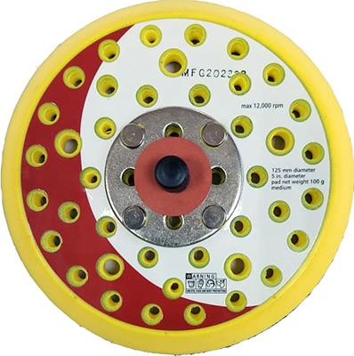 Подошва 125 мм PAD-5044 (44 отверстия MULTI, липучка VELCRO) для орбитальной шлифмашины